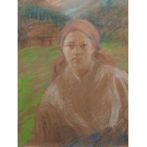 Józef Szczęsny (1885 - 1968), Dziewczyna w chuście