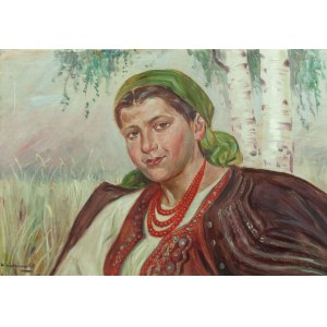 Wincenty Wodzinowski (1866-1940), Portret dziewczyny