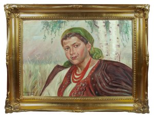 Wincenty Wodzinowski (1866-1940), Portrait of a girl
