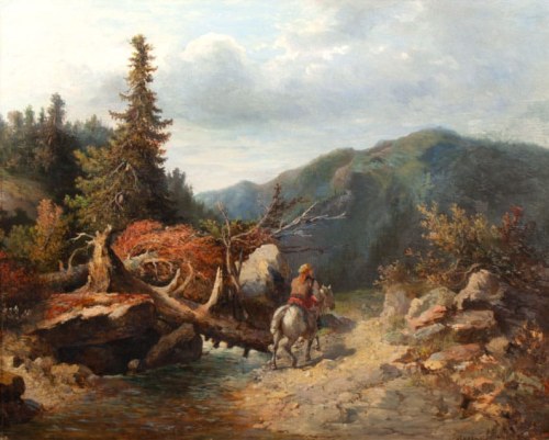 Józef Jaroszyński (1835 - 1900), Droga w górach