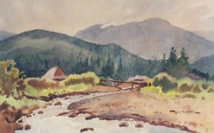 Tadeusz Nartowski (1892 - 1971), Tatra landscape, before 1939.