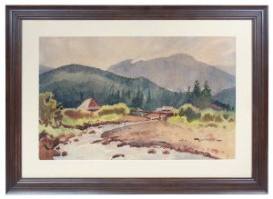 Tadeusz Nartowski (1892 - 1971), Tatra landscape, before 1939.