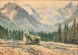 Stanislaw Dziemanski (1897 - 1962), Glade below Wysoka, 1935.