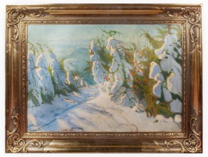 Ludwik Leszko (1890 - 1957), Winter Landscape, 1923.