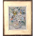 Eugeniusz TUKAN-WOLSKI (1928-2014), "Flowers," oil;