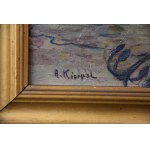Antoni KIERPAL (1898-1960), Ťahanie člna na breh, 30. roky 20. storočia.