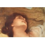 Franciszek ŻMURKO (1859-1910), Akt, litografia barwna, pocz. XX w.