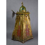 Franz Xavier BERGMANN (1861 - 1936), Lampa Namiot Beduina, brąz wiedeński, ok. 1900 r.