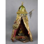 Franz Xavier BERGMANN (1861 - 1936), Lampa Namiot Beduina, brąz wiedeński, ok. 1900 r.