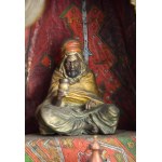 Franz Xavier BERGMANN (1861 - 1936), Lampa Namiot Beduina, brąz wiedeński, ok. 1900 r.