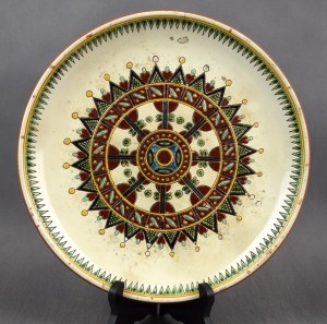 Plate, Ivan Levynsky Factory, Lviv, early 20th century.