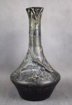 Waclaw BĘBNOWSKI (1865-1945), Vase with a lizard, ceramic, 1915.