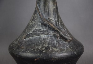 Waclaw BĘBNOWSKI (1865-1945), Vase with a lizard, ceramic, 1915.