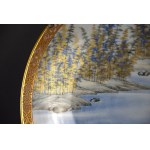 Patera Karpie w jeziorze, Japonia, Kutani, Meiji, kon. XIX w.