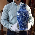 Wazon w stylu Kangxi, Chiny, XIX w.