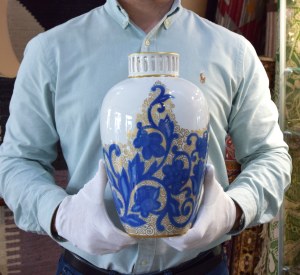 Art Deco vase, designed by J. V. Guldbrandsen, Rosenthal, 1920s.