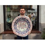 Large platter "Court scene", China, ¶ 62 cm!