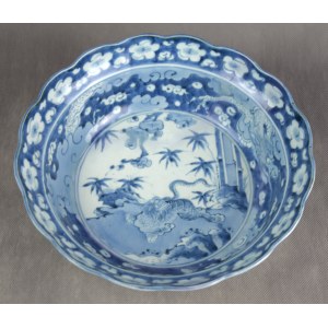 Misa Tygrys w ogrodzie, Japonia, Edo, XVIII w.