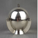 Julia KEILOWA (1902-1943), Cukornička Kráľovské jablko, Fraget, Varšava, 30. roky 20. storočia. Art deco;