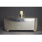 Art Deco cartridge, 925 silver, Koch & Bergfeld, Germany, 1930s.