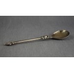 Baroque spoon, silver, Wroclaw, 18th century.