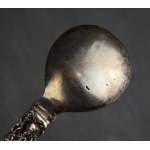 Baroque spoon, silver, Wroclaw, 18th century.