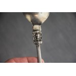 Baroque spoon, silver, Wroclaw, 18th century.