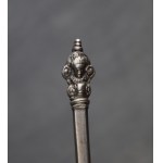 Baroque spoon, silver, Wroclaw, 18th century.
