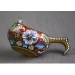 Kovsh, pr. 84 silver, enamel, Russia, early 20th century.