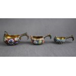 Kovsh, pr. 84 silver, enamel, Russia, early 20th century. (medium)