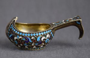 Kovsh, pr. 84 silver, Russia, early 20th century. (small)