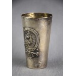 Tasse avec tête de cheval, argent.pr.84 Russie, vers 1900.