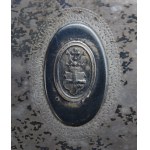 Sugar bowl with Debno coat of arms, Silver, pr. 3, Poland, Cracow, 1930s.