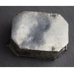 Lampka chanukowa podróżna, Srebro 11 łut, Niemcy lub Polska, XVIII/XIX w., judaica