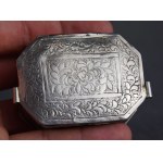 Lampka chanukowa podróżna, Srebro 11 łut, Niemcy lub Polska, XVIII/XIX w., judaica