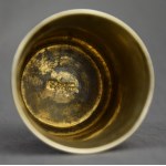 Gilt mug, niello, Russia, 19th century signed,