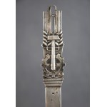 Paper Knife "Plan 6. summer", Silver, Social Realism. 1950s.