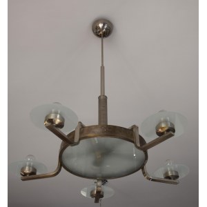 Żyrandol Art Deco, Polska, lata 30-te.