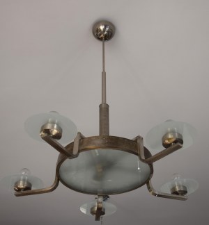 Art Deco chandelier, Poland, 1930s.