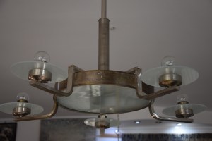 Art Deco chandelier, Poland, 1930s.