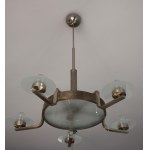 Żyrandol Art Deco, Polska, lata 30-te.