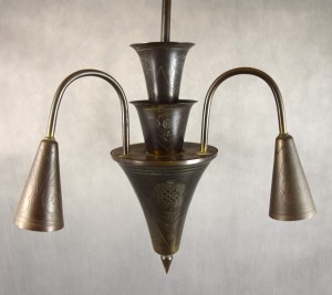 Art Deco chandelier, Zakopane?, Kraków?, 1930s.