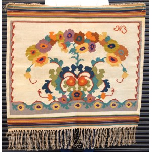 Kazimierz BRZOZOWSKI (1871-1945), Kilim „Kwiaty”, Zakopane, ok. 1910 r.