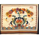 Kazimierz BRZOZOWSKI (1871-1945), Kilim „Kwiaty”, Zakopane, ok. 1910 r.