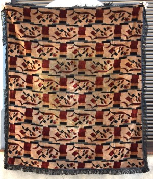 Art Deco style tablecloth, 1930s.
