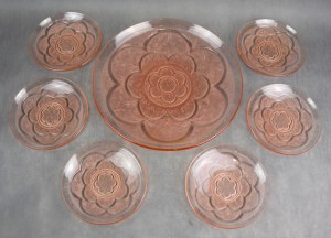 Art Deco dessert set, J. Stolle 