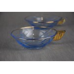 Zestaw salaterek Art Deco, Huta J. Stolle Niemen, model 1268, 1269;