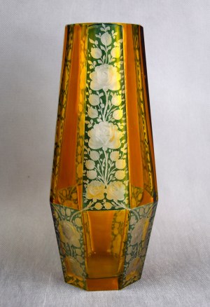 Art Deco rose vase, Czech Republic, early 20th century.