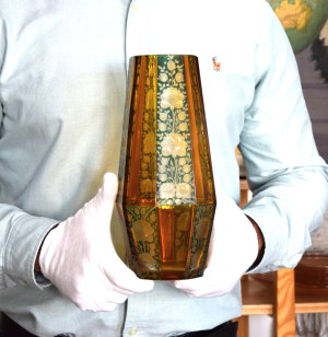 Art Deco rose vase, Czech Republic, early 20th century.