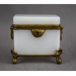 Cukiernica szklana biedermeier, ok. 1850 r.